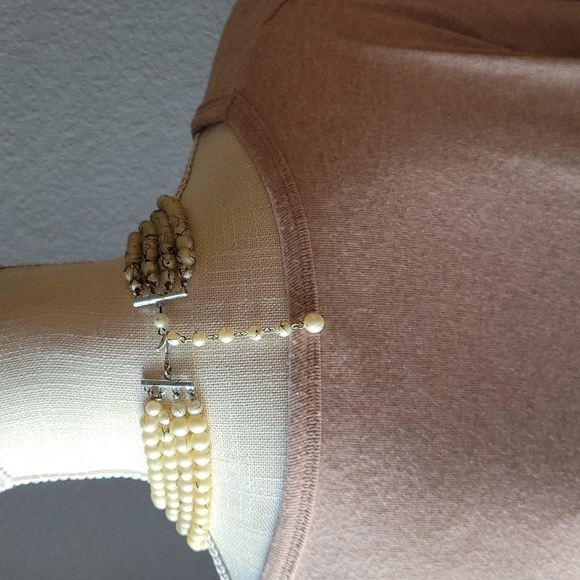Vintage Multi-strand Beaded Necklace 20" - Picture 3 of 5
